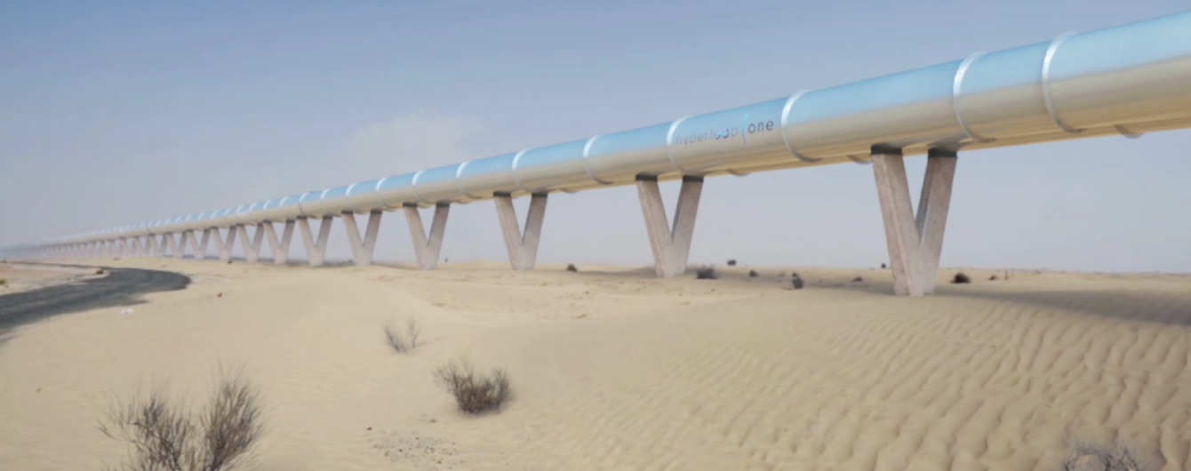 Hyperloop One провела испытания в вакууме нового вида транспорта