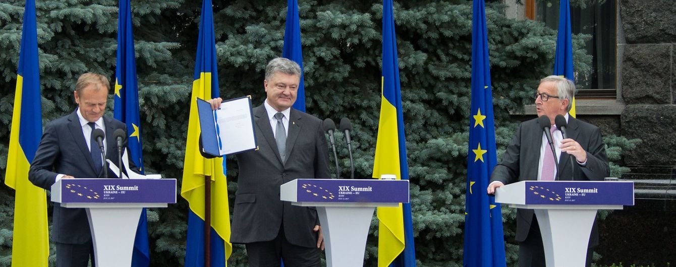 Порошенко получил от Туска решения окончательной ратификации Соглашения об ассоциации Украина-ЕС