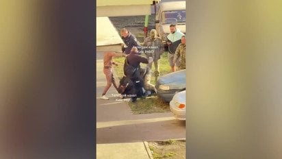 В Киеве произошла драка с участием гражданского и полицейского