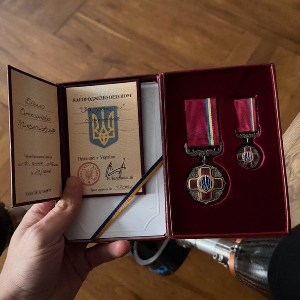 Олександр Терен отримав орден "За заслуги" / © instagram.com/tsvit_terenu