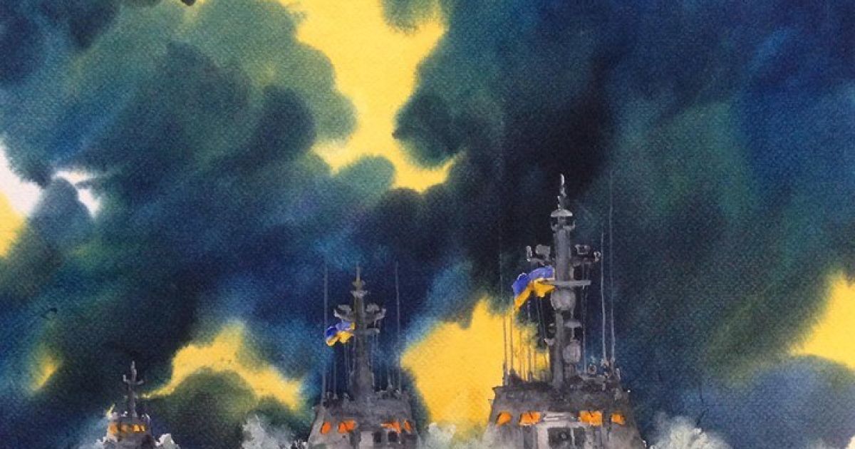 Виставка на  підтримку моряків_3 / © facebook/Євгенія Ейдер