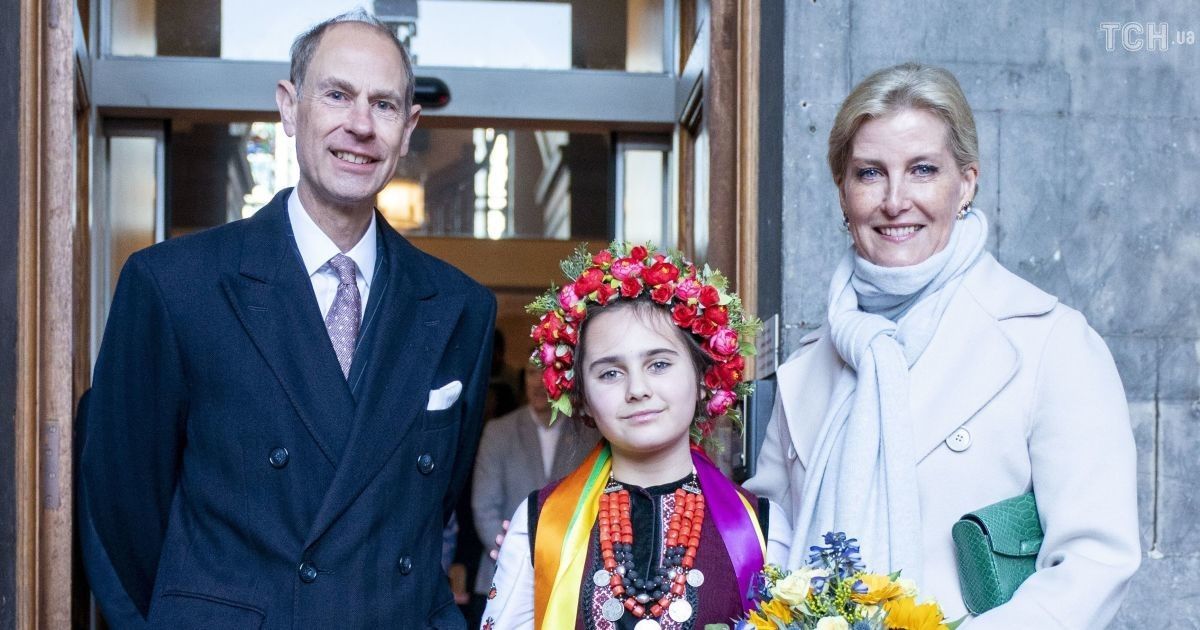 Герцог та герцогиня Единбурзькі та українка Маріанна Мельник в Единбурзі
