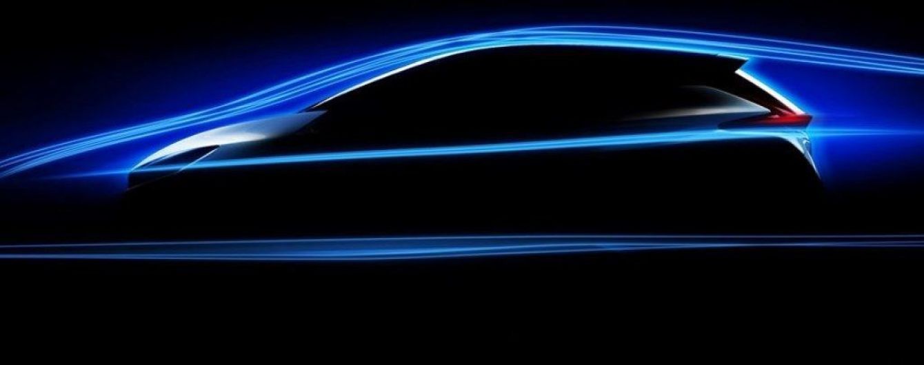 Nissan опубликовал новый тизер электрокара Leaf следующего поколения