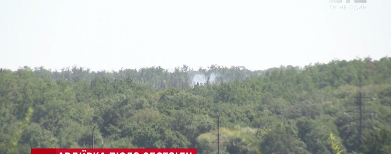 Бойовики підпалили позицію ЗСУ біля Авдіївки
