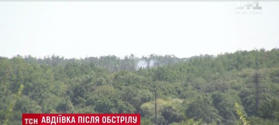 Бойовики підпалили позицію ЗСУ біля Авдіївки
