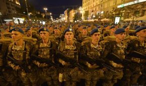 Марширування сотень військових і Полторак у метро: у Києві відбулася репетиція параду до Дня Незалежності