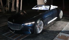 Немцы показали роскошный электрический кабриолет Vision Mercedes-Maybach 6