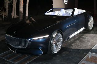 Немцы показали роскошный электрический кабриолет Vision Mercedes-Maybach 6
