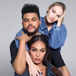 Лима, Шейк, Смоллс и Свэйнпоул позировали в объятиях The Weeknd для нового выпуска Harper's Bazaar
