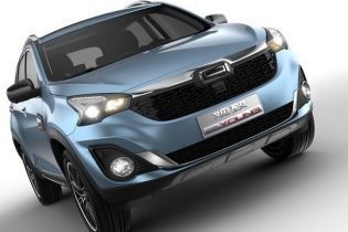 В Сети появились фото нового кроссовера Qoros Model Young