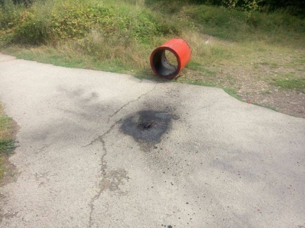 СБУ нашла взрывчатку под пешеходным мостом в Ивано-Франковске