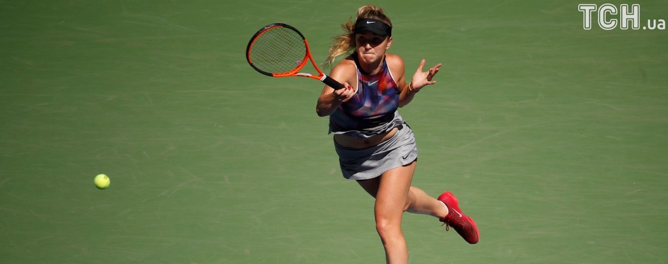Свитолина впервые в карьере пробилась в 1/8 финала US Open