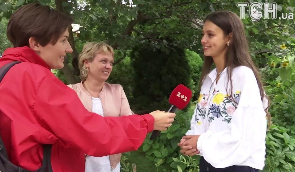Поліна Ткач із мамою