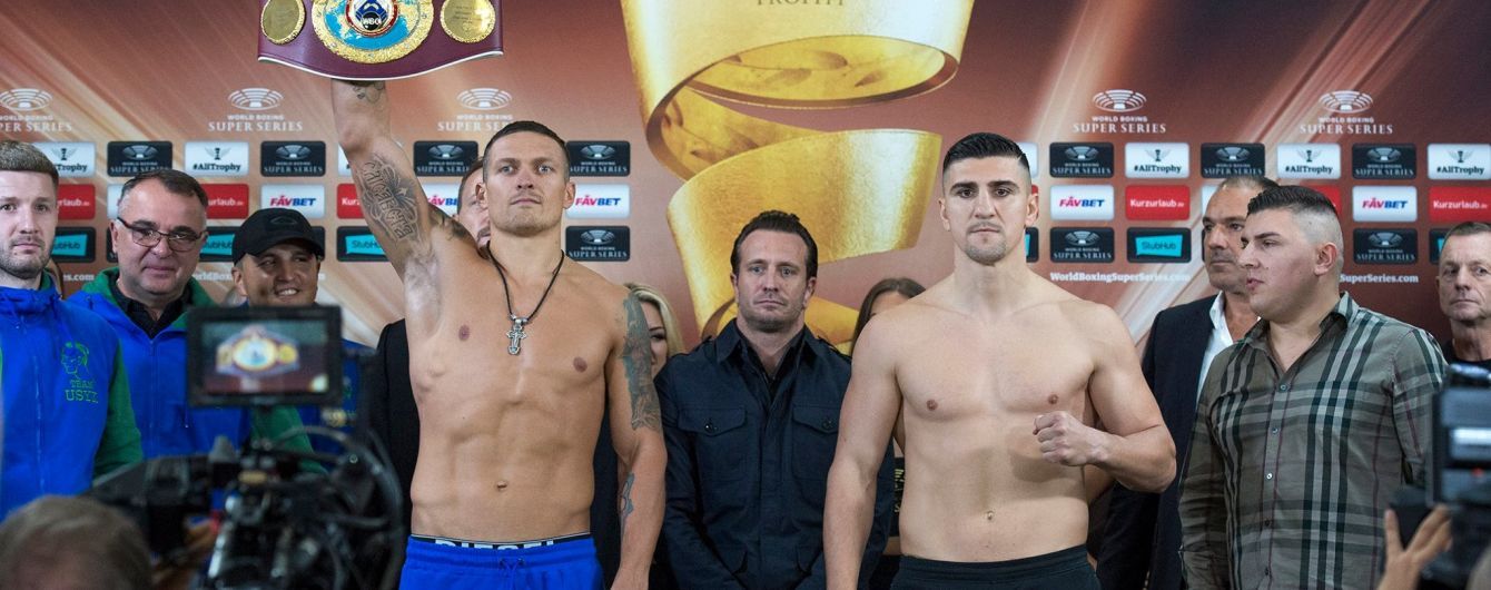 Как Усик и Хук взяли вес перед супербоєм WBSS
