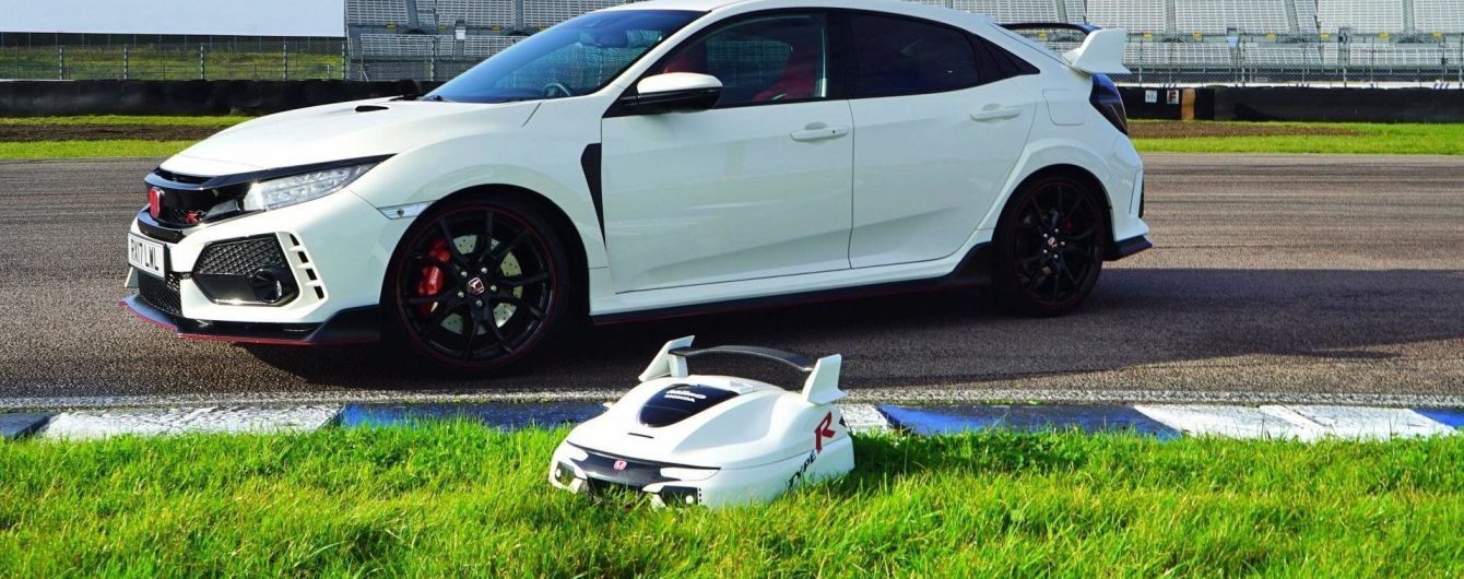Honda выпустила автономную газонокосилку Miimo в стиле Civic Type R