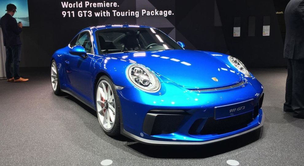 Porsche 911 GT3 Touring Package с "механикой" приехал во Франкфурт