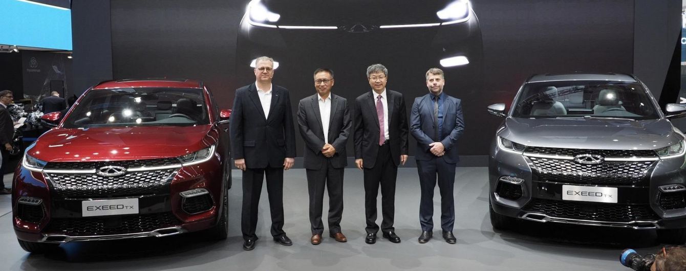 Chery привезла во Франкфурт кроссовер Exceed TX для европейского рынка