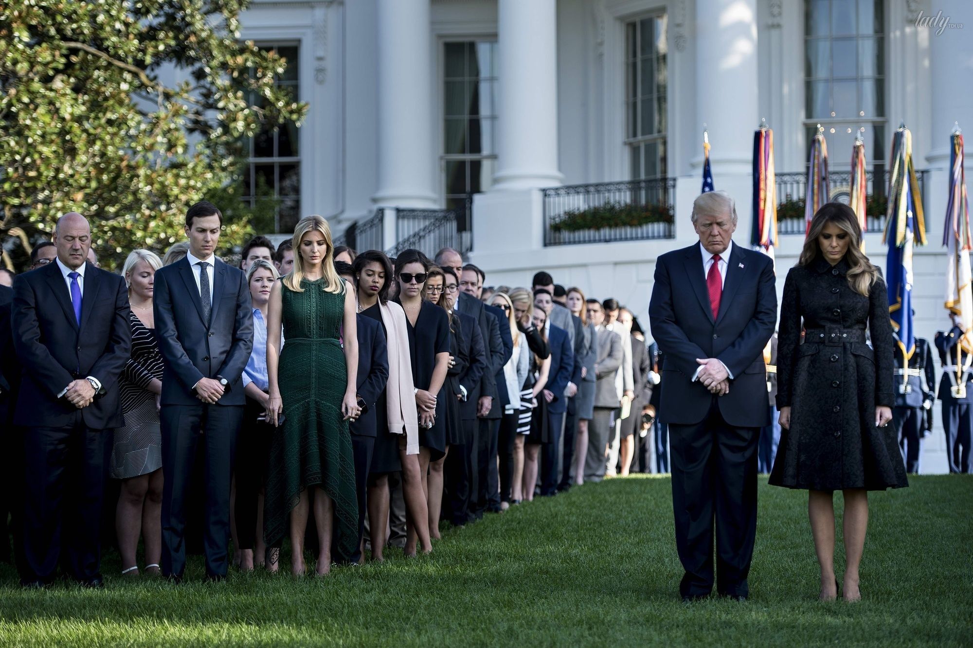 Иванка, Дональд и Мелания Трамп