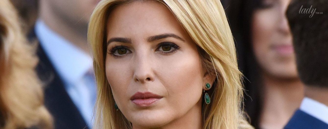 В зеленом платье и с изумрудными серьгами: эффектный образ Иванки Трамп