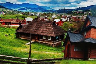 Чудеса України, про які ви не знали. Гуцульські хати-ґражди серед гір у Криворівні