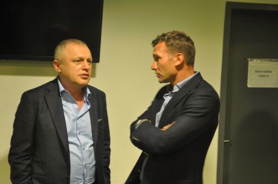 Шевченко зустрівся з Суркісом після матчу "Динамо" зі "Скендербеу"