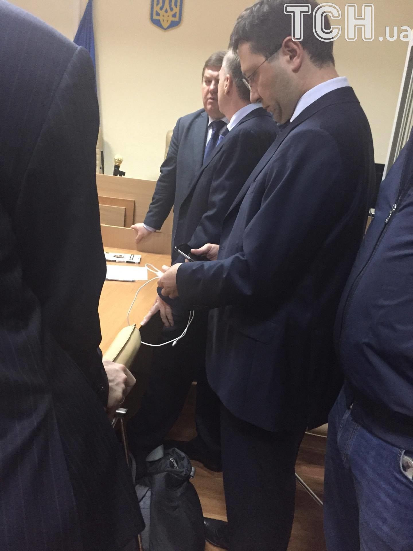 Лавринович на суді