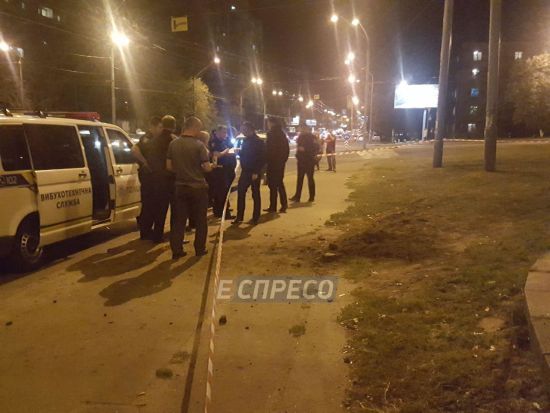 В Киеве прямо на улице прогремел взрыв