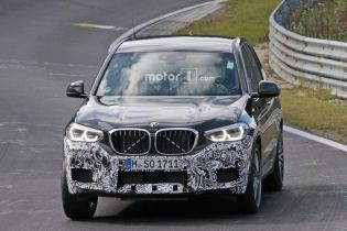 "Заряженный" BMW X3 M выехал на Нюрбургринг