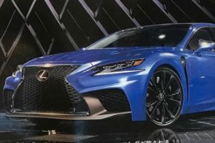 В Сети появилось изображение "заряженного" седана Lexus LS F