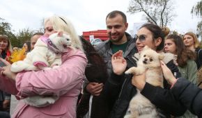 "Мене вбили твої розваги". Сотні українців вийшли на марші за права тварин