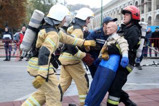 У Києві визначали найкращих пожежників України: до фінішу змагань дійшли не всі