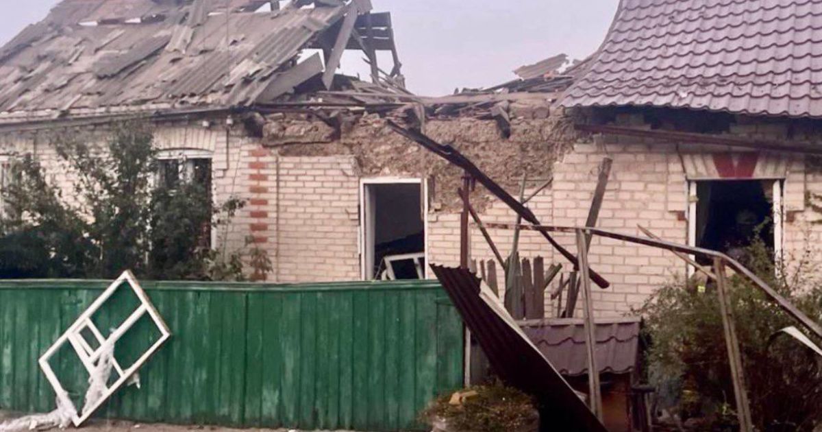 Разрушение в Запорожье после авиаударов 10 октября/Фото: Запорожская ОВА