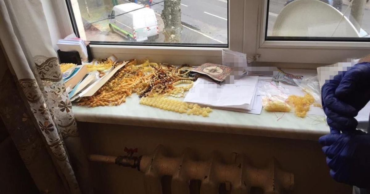 Бурштин контрабанда_1 / © СБУ