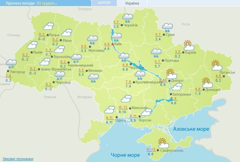 погода 01.12.2017