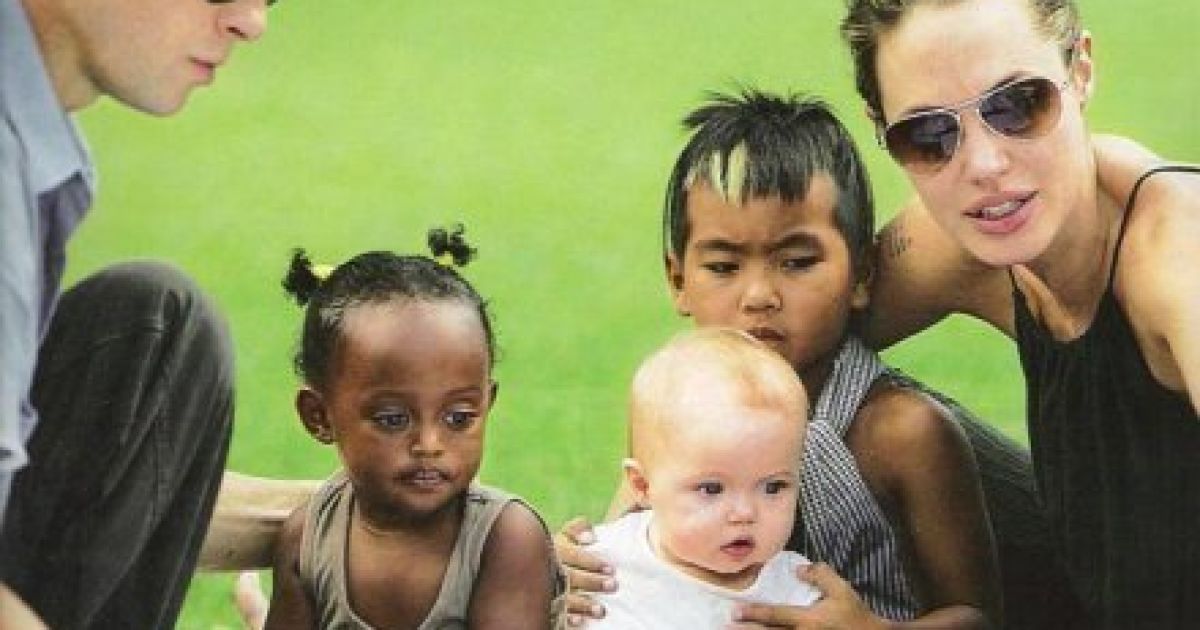 Фото семьи анджелины джоли и брэда питта и их детей