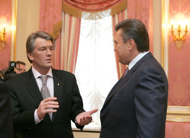 Віктор Ющенко й Віктор Янукович