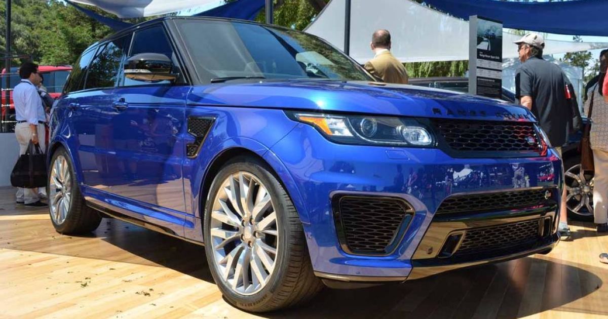 Range Rover Спорт SVR представлен в Калифорнии