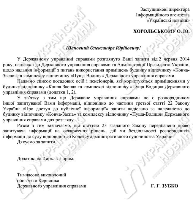 Жителі елітних держдач