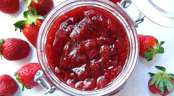 Полуниця, варення