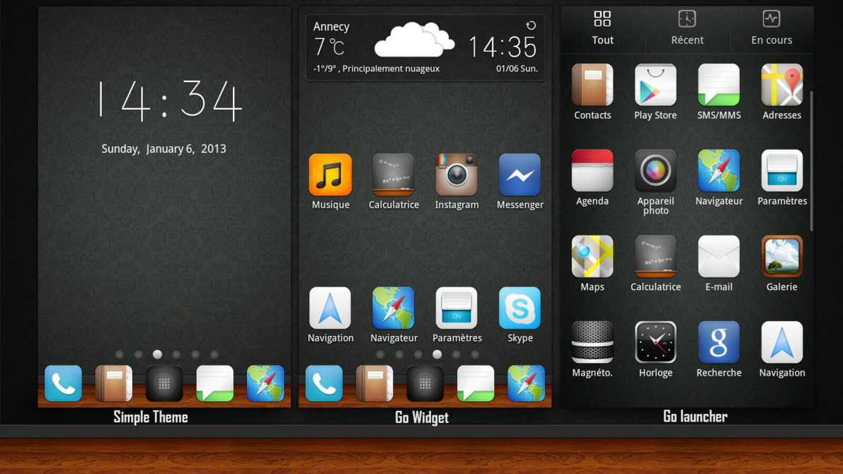 Android GO launcher EX
