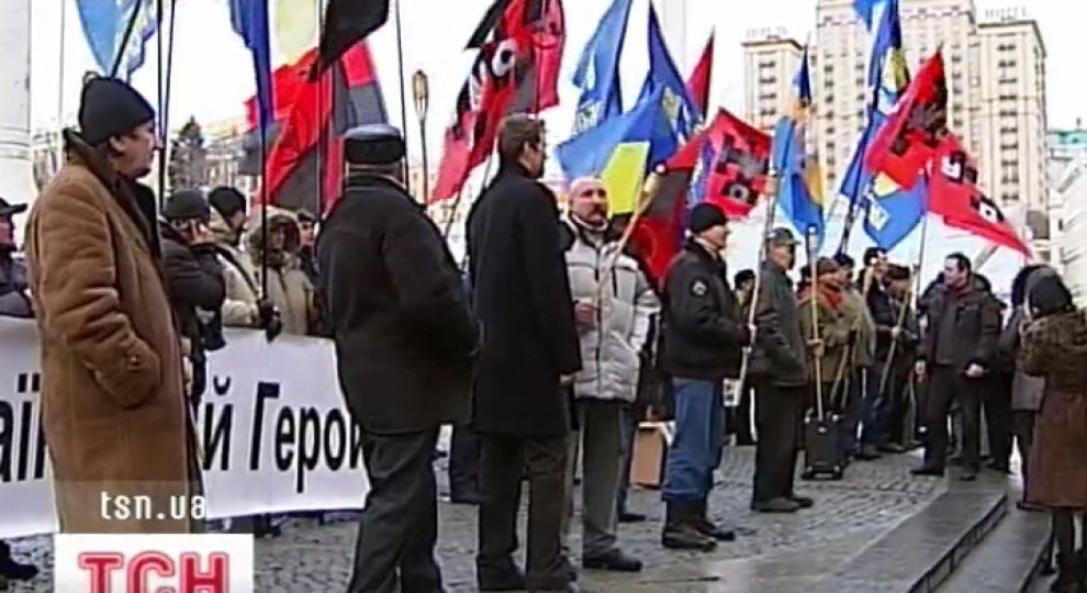 Відео - Українські націоналісти відзначили сьогодні 62 річницю з ...