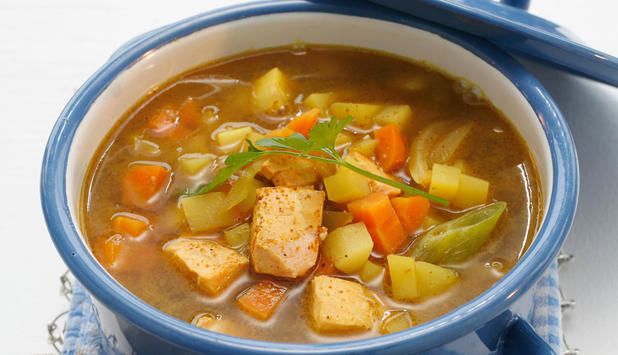 Суп с норвежской семгой, овощами и карри (фото). Рецепт Суп с норвежской семгой, овощами и карри (фото). Рецепт