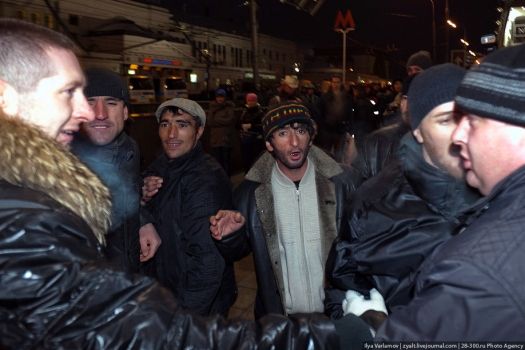 сутички у москві біля метро Киевская 15 грудня_2