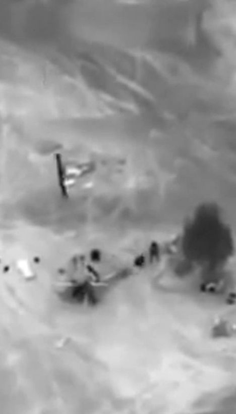 Американські військові оприлюднили відео авіаудару у Сирії, під час якого загинули російських найманці