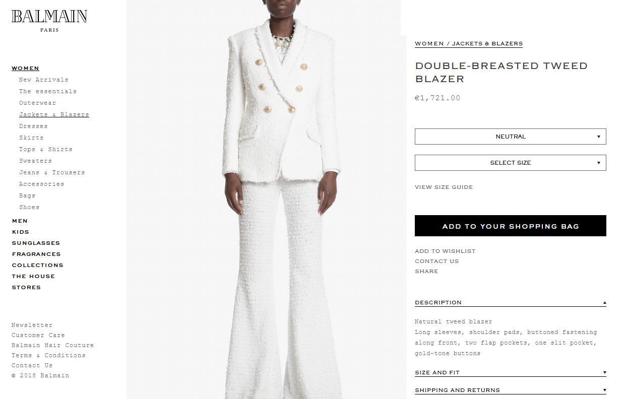 Жакет Balmain