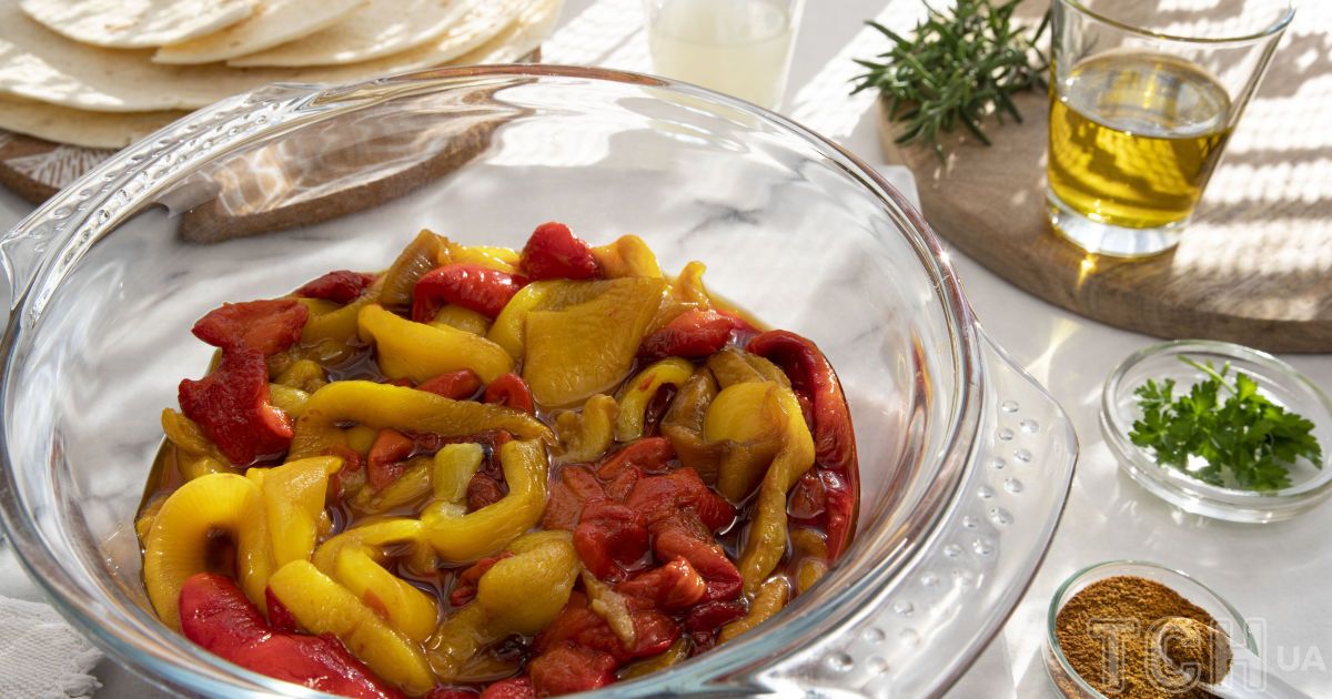 Закуска из болгарского перца