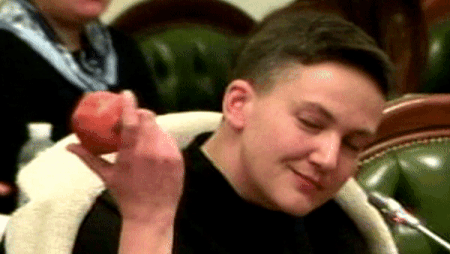 Надія Савченко.гіф