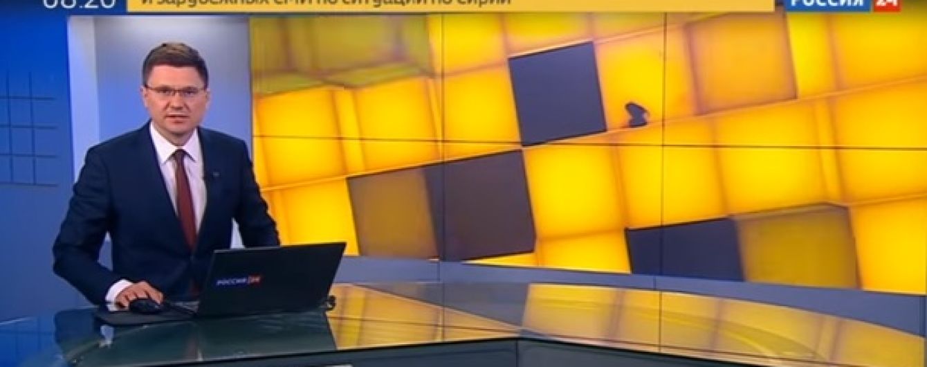 Российский телеканал ракетный удар по Сирии проиллюстрировал видео с обстрелом Луганска