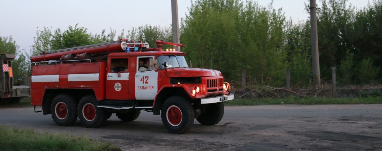 В Балаклее локализовали пожар на территории воинской части