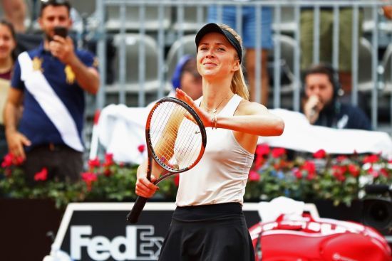 Свитолина уверенно вышла в полуфинал турнира в Риме